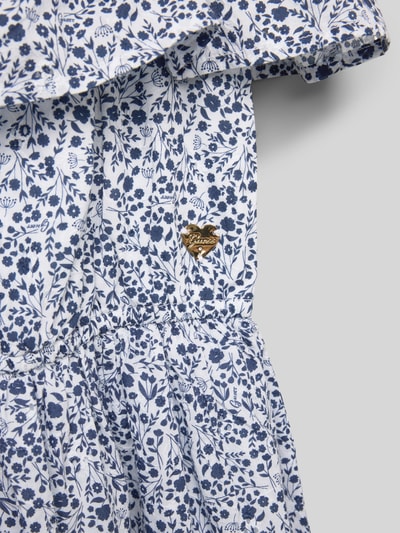 Guess Kleid aus reiner Baumwolle Modell 'SANGALLO' Marine 2