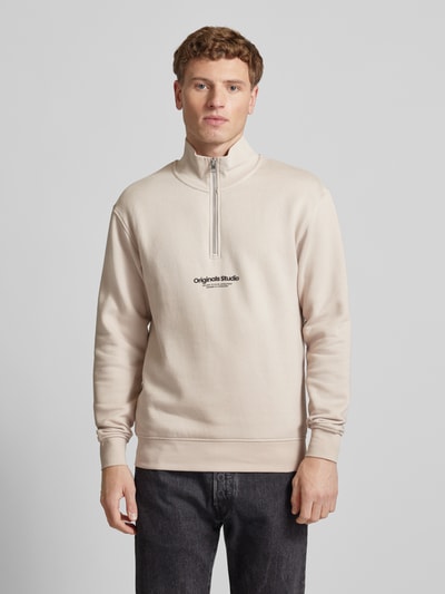 Jack & Jones Oversized Troyer mit Label-Detail Offwhite 4