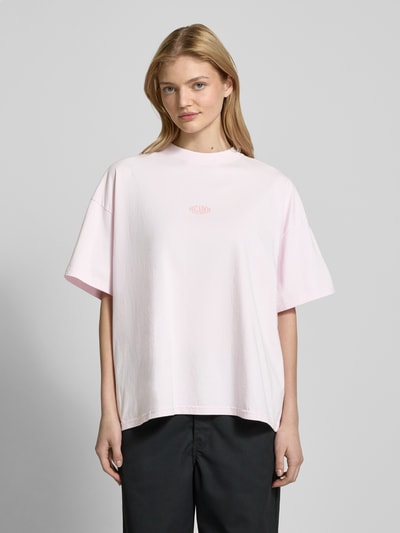 Pegador Oversized T-Shirt mit Label-Print Modell 'KIMI' Rosa 4