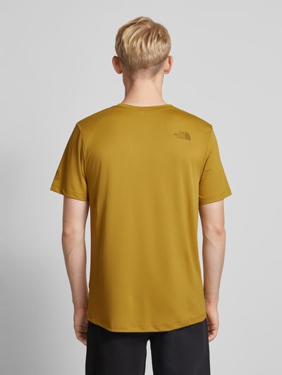 The North Face T-shirt met logoprint Mosterdgeel - 5