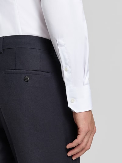 BOSS Slim Fit Businesshemd aus reiner Baumwolle Modell 'H-HANK-SP-B1-C1-263' Weiss 3