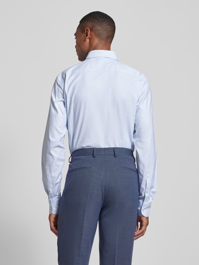 BOSS Slim Fit Business-Hemd mit Haifischkragen Modell 'Hank' Bleu 5