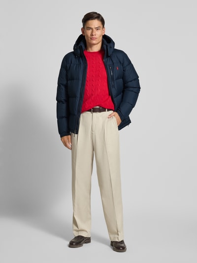 Polo Ralph Lauren Daunenjacke mit Logo-Stitching Marine 1