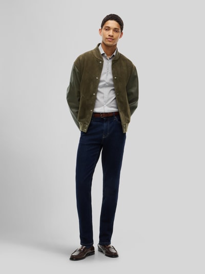 Tommy Hilfiger Slim Fit Businesshemd mit Logo-Stickerei Gruen 1
