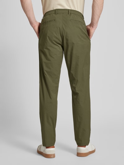 Brax Spodnie z wpuszczanymi kieszeniami model ‘TINO’ Oliwkowy 5