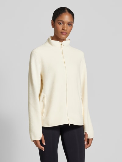 PEAK PERFORMANCE Fleecejacke mit Zweiwege-Reißverschluss Modell 'Pile' Offwhite 4