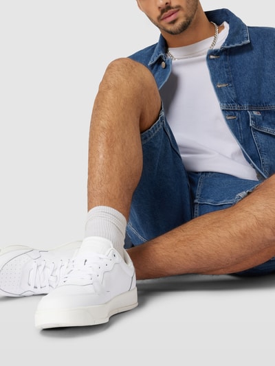 Tommy Jeans Sneaker mit Label Details Modell Basket Leather Tommy Jeans weiss online kaufen