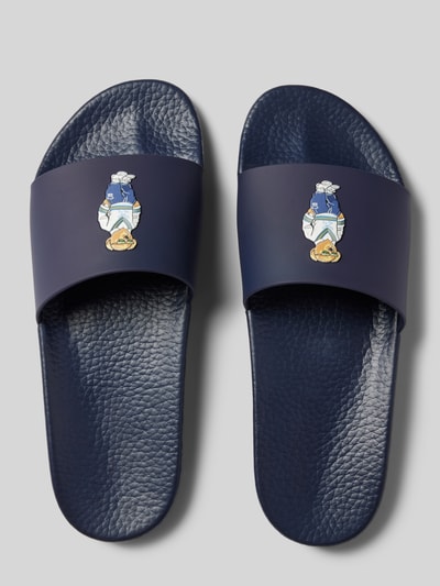 Polo Ralph Lauren Slides mit Motiv-Patch Marine 3