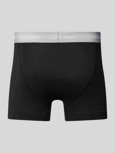 Calvin Klein Underwear Trunks mit Label-Bund im 3er-Pack Black 3