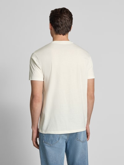 ARMANI EXCHANGE Regular fit T-shirt van puur katoen Wit - 5