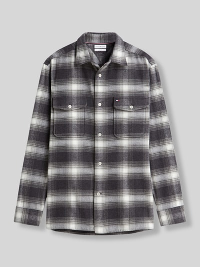 Tommy Hilfiger Regular Fit Freizeithemd aus reiner Baumwolle  Mittelgrau 2