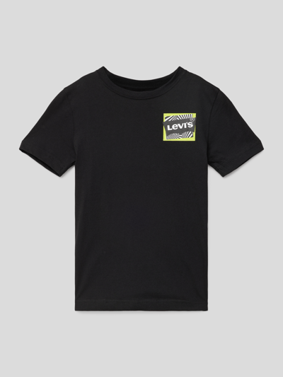 Levi’s® Kids T-Shirt mit Label-Print Modell 'MULTI HIT ILLUSION' Black 1