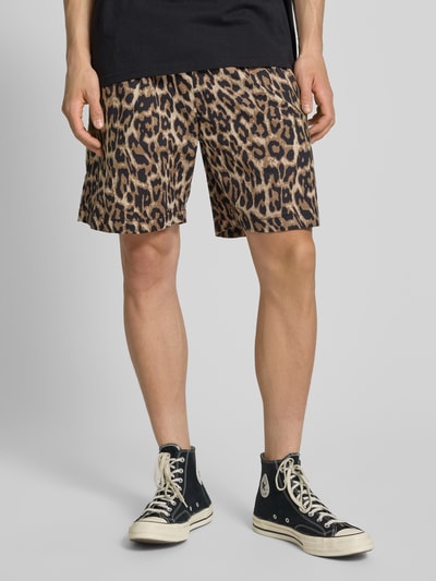 REVIEW Bermudas mit elastischem Bund Beige 4