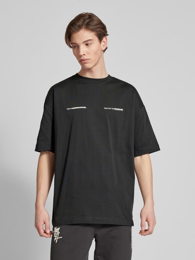 Multiply Apparel Oversized T-Shirt mit Rundhalsausschnitt Black 4