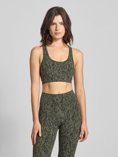 VARLEY Stanik z tyłem o kroju bokserki model ‘ALWAYS SELMA’ Oliwkowy 4