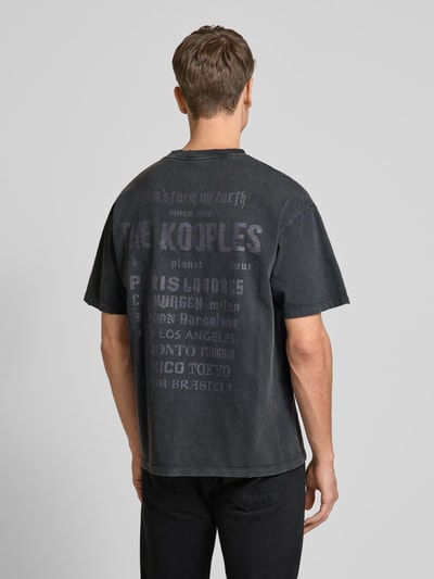 THE KOOPLES T-Shirt mit Label-Print Black 5