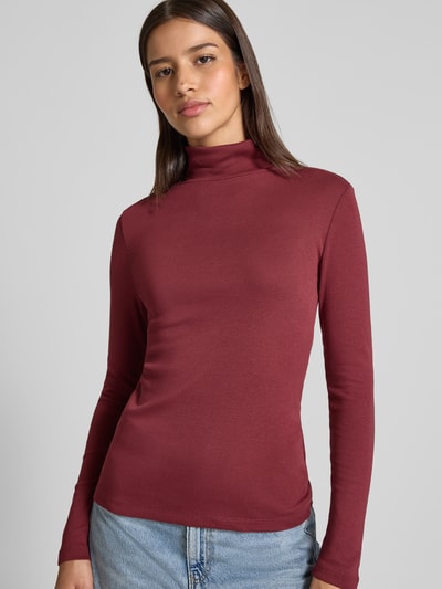 s.Oliver RED LABEL Longsleeve aus reiner Baumwolle Bordeaux 3