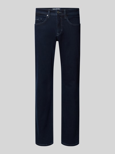 MAC Straight leg jeans in 5-pocketmodel Donkerblauw - 2
