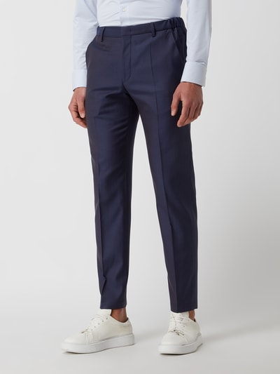 Pierre Cardin Modern fit pantalon met scheerwol, model 'Rick' - 'Futureflex' Marineblauw - 4