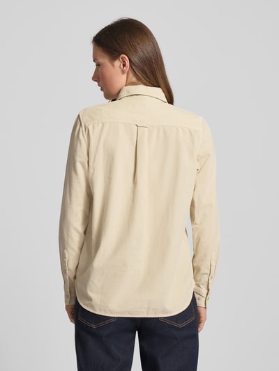 Gant Cordbluse mit Knopfleiste Ecru 5