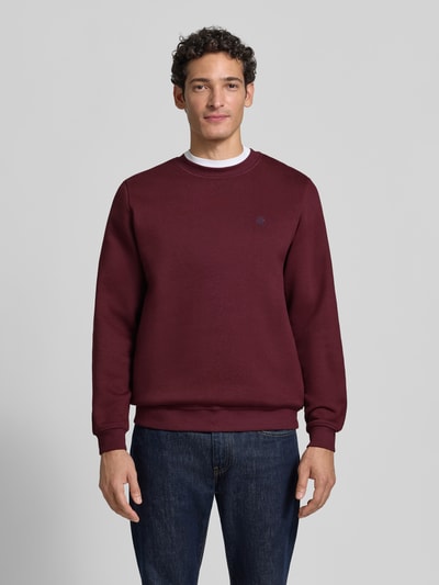 MCNEAL Sweatshirt aus Baumwoll-Mix Dunkelrot 4