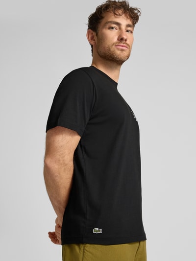 Lacoste Regular Fit T-Shirt aus reiner Baumwolle Black 3