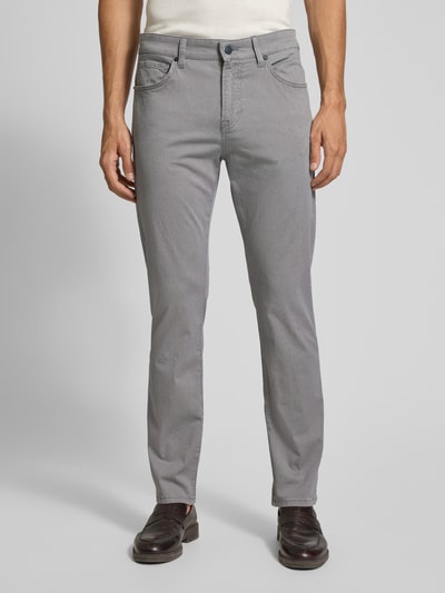 BOSS Regular fit stoffen broek van katoenmix, model 'RE.MAINE5' Marineblauw - 4