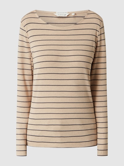 Tom Tailor Longsleeve mit Streifenmuster  Beige 2