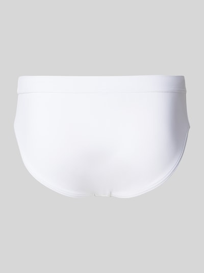 Calvin Klein Underwear Badehose mit Label-Patch Weiss 3