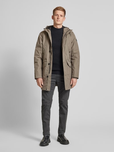 s.Oliver RED LABEL Regular Fit Parka mit Kapuze Sand 1