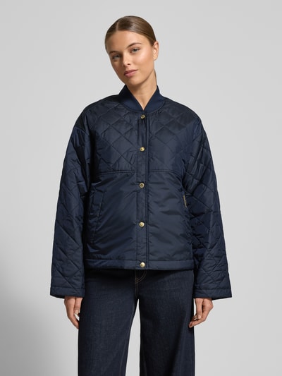 Barbour Relaxed Fit Steppjacke mit Rumpftunnelzug  Marine 4