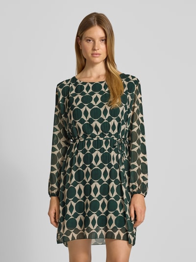 ZABAIONE Jurk met structuurmotief, model 'Sara' Donkergroen - 4