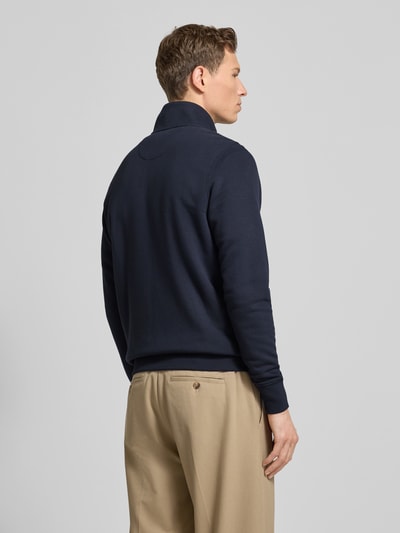 Christian Berg Men Regular Fit Sweatjacke mit Stehkragen Marine 5