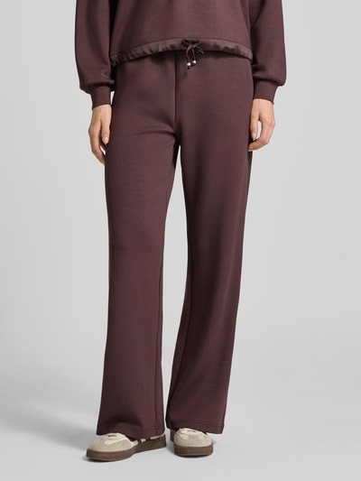 Scotch & Soda Spodnie dresowe z elastycznym ściągaczem Czekoladowy 4