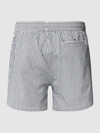 BOSS Badeshorts mit Streifenmuster Modell 'Velvetfish' Black 3