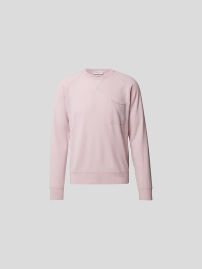 Officine Générale Pullover mit Brusttasche Rose 2