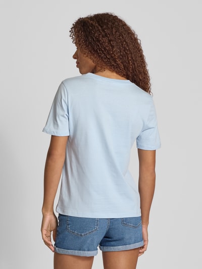 Pieces Regular Fit Jeansshorts aus Baumwoll-Mix Modell 'PEGGY' Hellblau 5