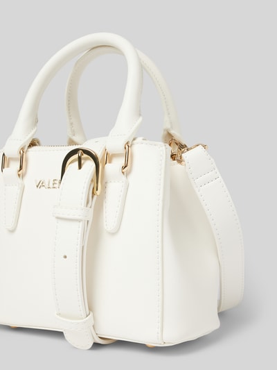 VALENTINO BAGS Handtasche mit Label-Applikation Modell 'ZERO RE' Weiss 2