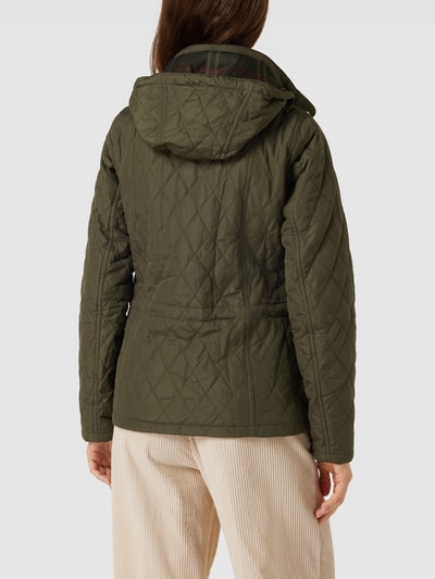 Barbour Kurtka pikowana z wyhaftowanym logo model ‘MILLFIRE’ Oliwkowy 5