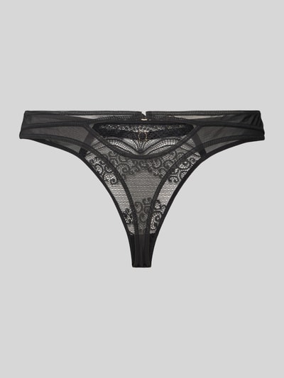 LASCANA String met applicatie, model 'Elenora' Zwart - 3