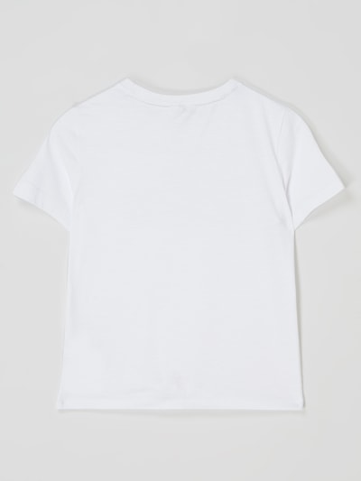 Only T-Shirt mit Message-Print Modell 'Gillian'  Weiss 3