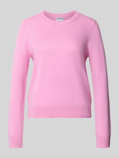 Jake*s Casual Regular Fit Pullover aus reinem Kaschmir Pink 1