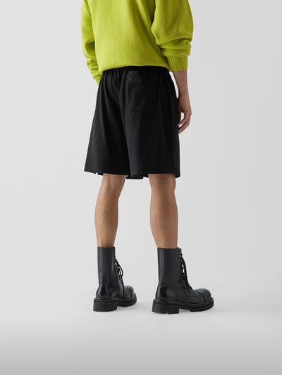 VETEMENTS Sweatshorts mit Label-Print Schwarz 5