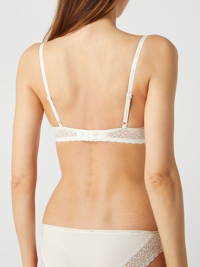 Calvin Klein Underwear Balconettebeha met kantinzet Offwhite - 5