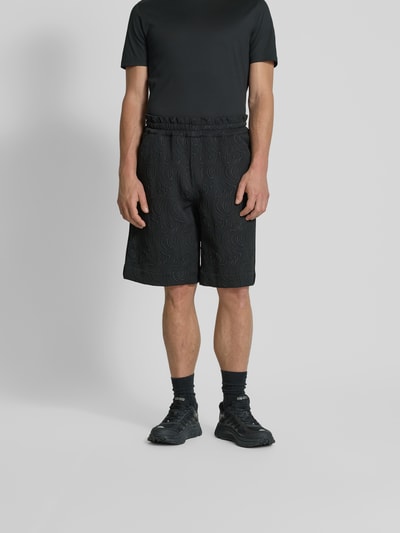 ISNURH Shorts mit elastischem Bund Black 4