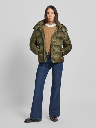 Polo Ralph Lauren Sweter z dzianiny z mieszanki wełny i kaszmiru model ‘JULIANNA’ Camel 1