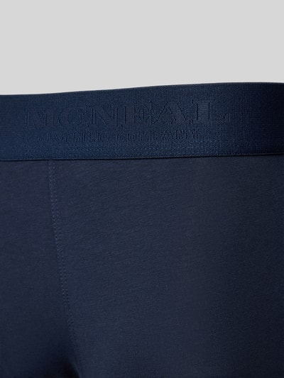 Produktfoto, Slim Fit Boxer mit Logo-Detail im 3er Pack von MCNEAL, bawełna elastyczna, krój slim fit, logo, elastyczny pas, granatowy