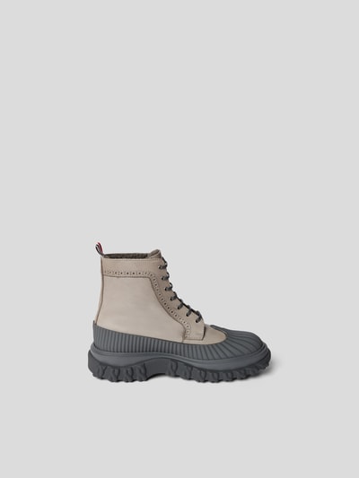 Thom Browne Schnürboots mit Label-Details Dunkelgrau 6