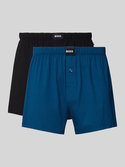 BOSS Boxershorts mit Logo-Detail im 2er-Pack Blau 1