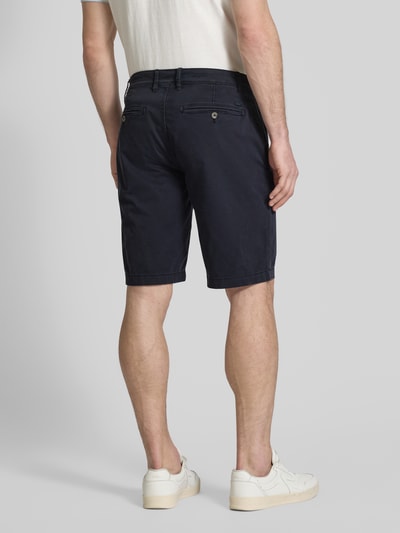 Lerros Regular fit bermuda met achterzakken Donkerblauw - 5